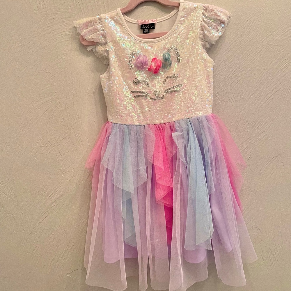 Sequin Cat Dress SZ: 6